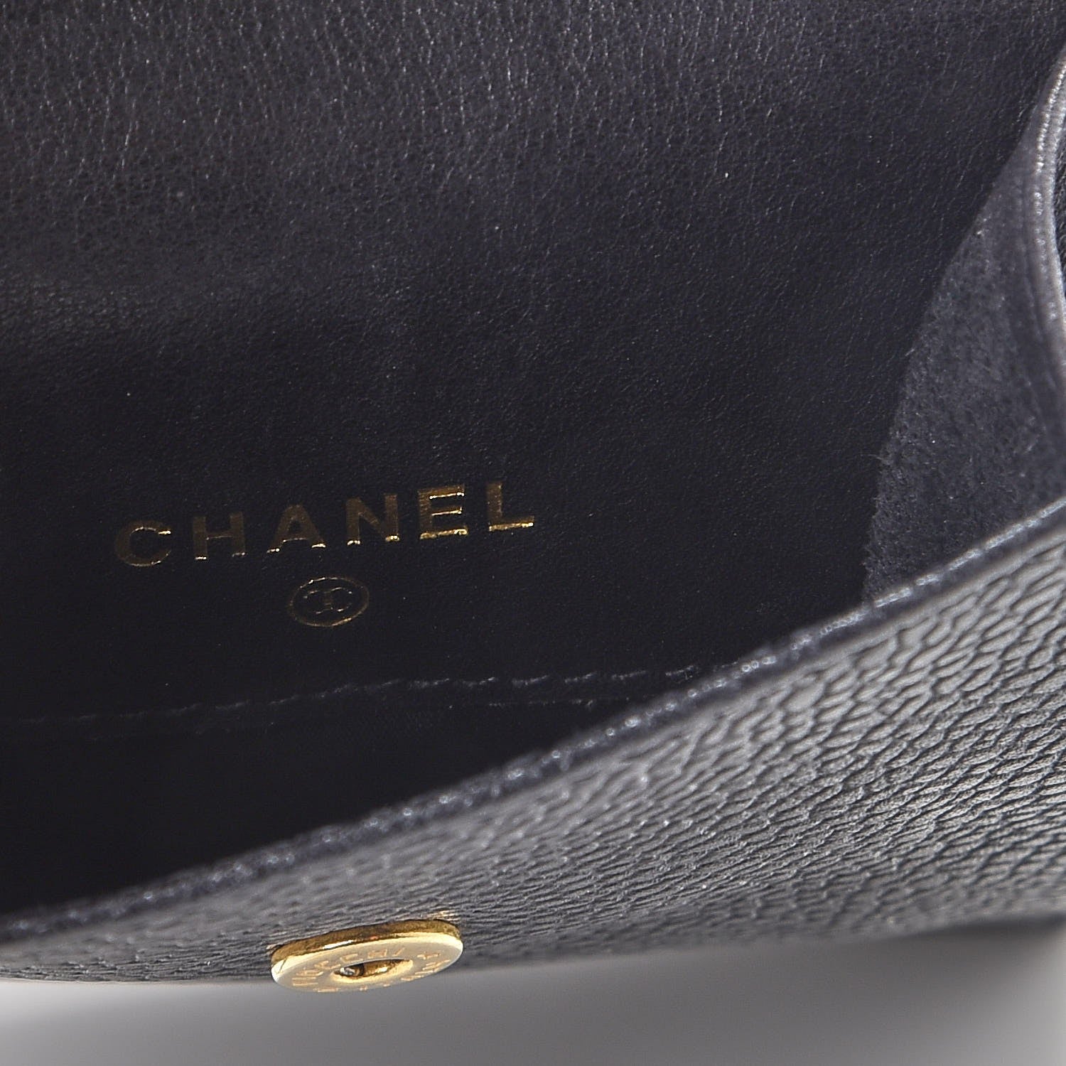Chanel Caviar CC Phone Holder Crossbody Black 7 of 9