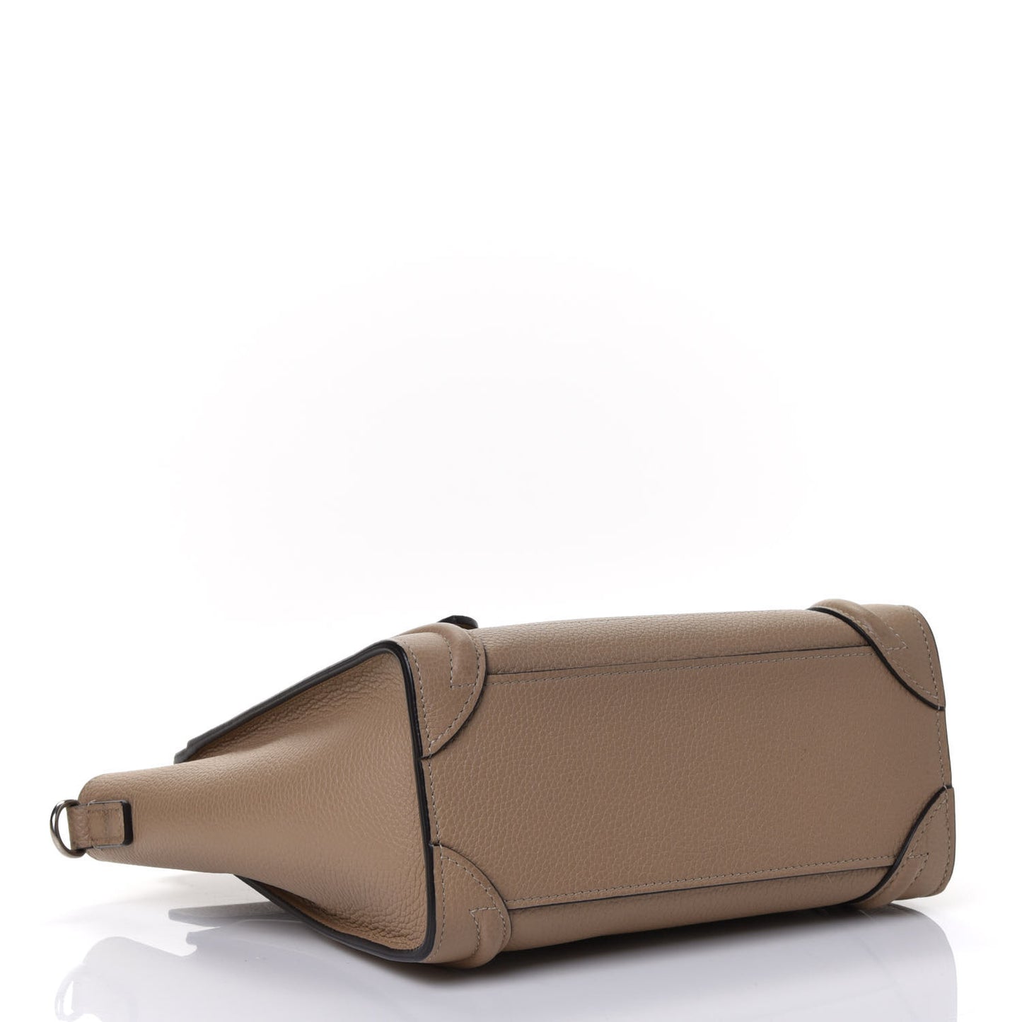 Drummed Calfskin Nano Luggage Dune