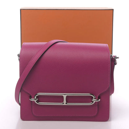 Hermes Evercolor Mini Sac Roulis Rose Pourpre 11 of 11