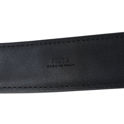 Fendi X MARC JACOBS Canvas Vitello King FF Belt 70 28 Black White 5 of 6
