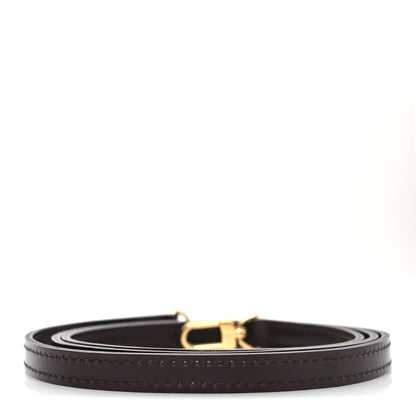 Louis Vuitton Calfskin 12mm Shoulder Strap Brown 2 of 3