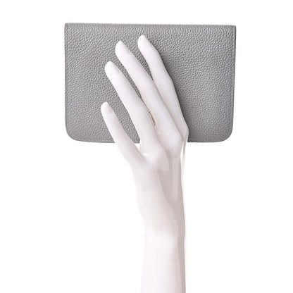 Hermes Togo Dogon Compact Wallet Bleu Glacier 2 of 10