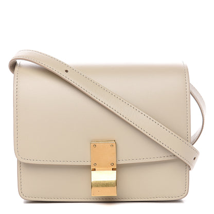 Celine Smooth Calfskin Small Classic Box Flap Bag Ivory 1 of 9