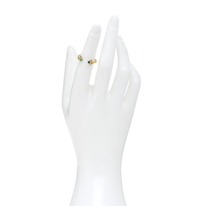 David Yurman 18K Yellow Gold Emerald Renaissance Ring 45 3.5 2 of 5