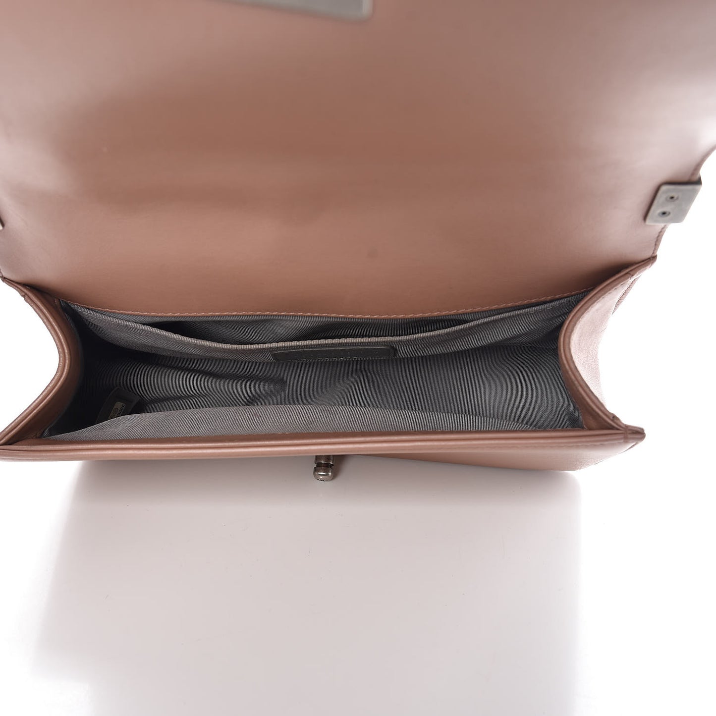 Metallic Calfskin Medium Boy Flap Pink