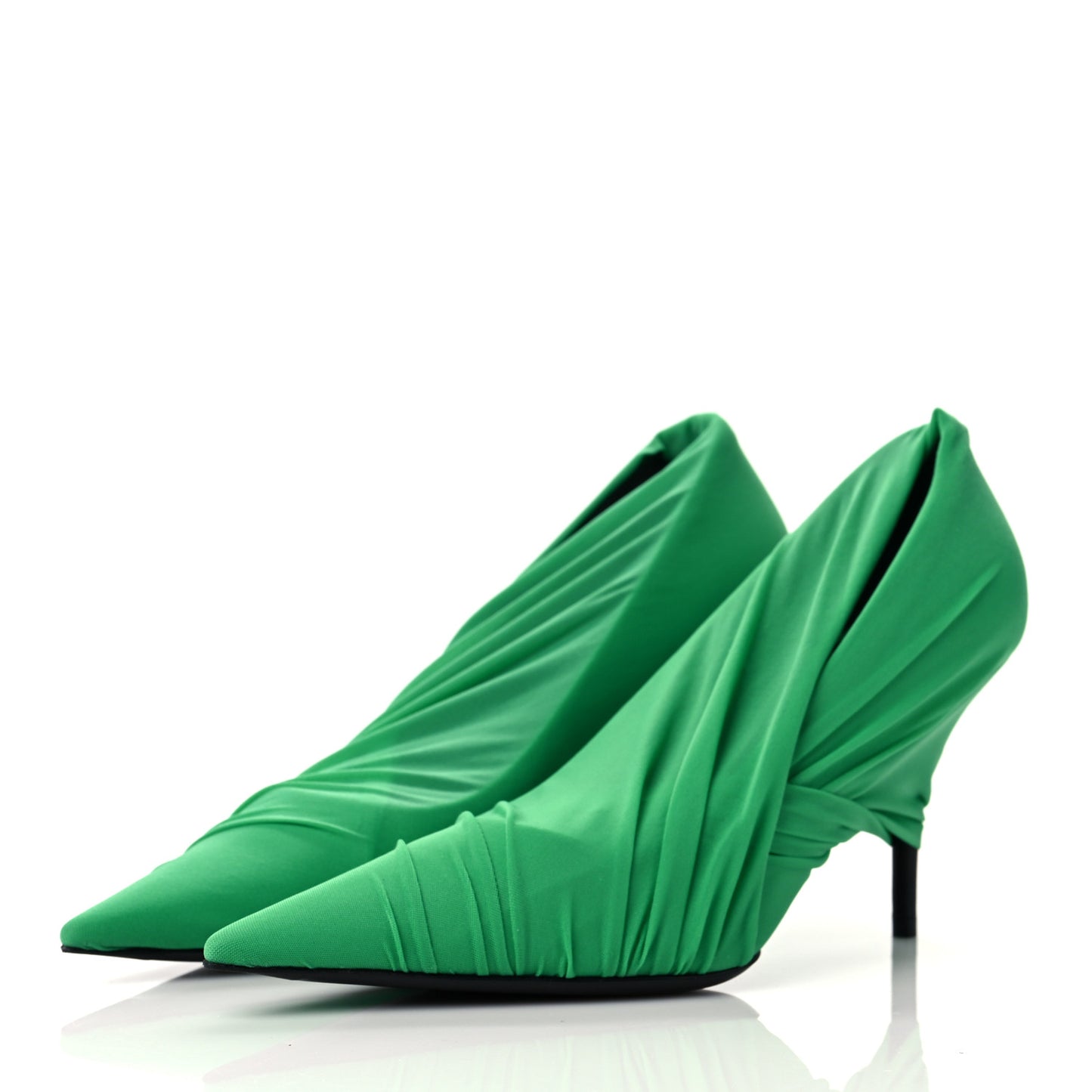 Technical Jersey Knife Pointed Pumps 40 Vert