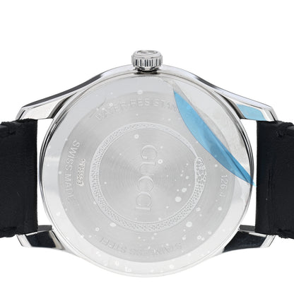 Gucci Stainless Steel Calfskin 38mm G-Timeless Snake Quartz Watch 4 of 4