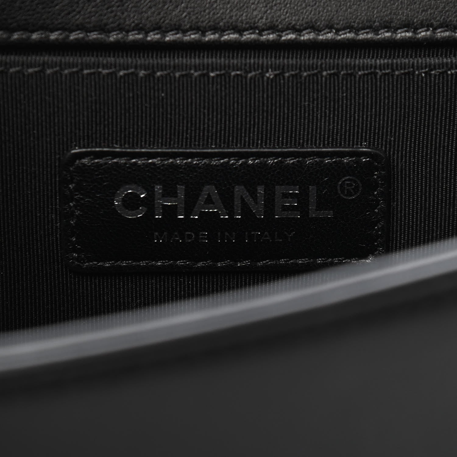 Chanel Lambskin Quilted Medium Boy Flap Black 6 of 10