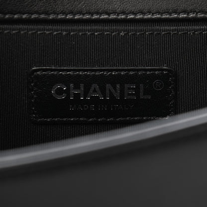 Chanel Lambskin Quilted Medium Boy Flap Black 6 of 10