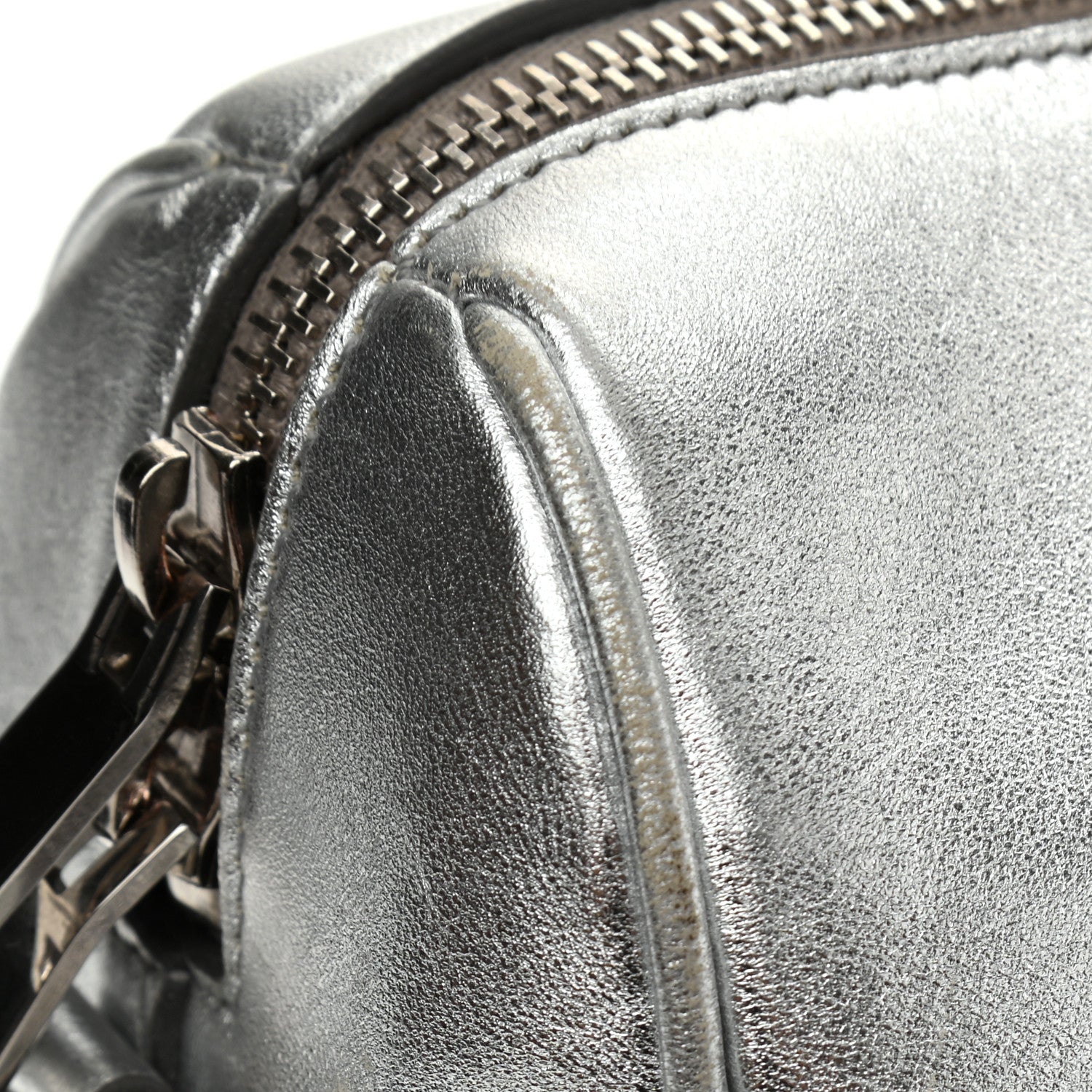 Saint Laurent Metallic Calfskin Classic Duffle 14 of 21