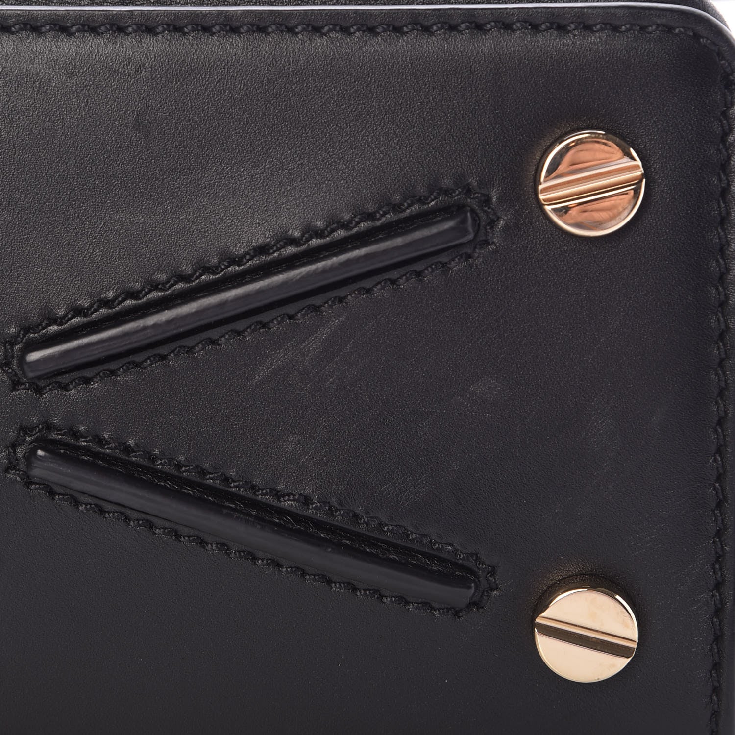 Valentino Garavani Calfskin Studded Small Joylock Satchel Black 15 of 15