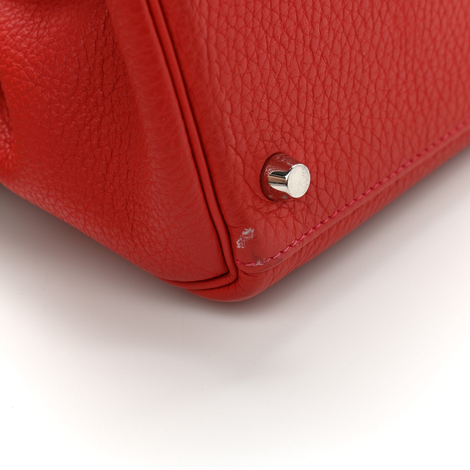 Hermes Taurillon Clemence Kelly Retourne 28 Rouge Casaque 14 of 22