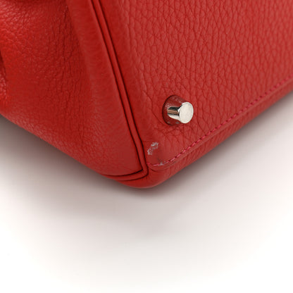 Hermes Taurillon Clemence Kelly Retourne 28 Rouge Casaque 14 of 22