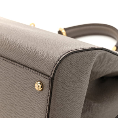 Dolce & Gabbana Dauphine Medium Miss Sicily Satchel Grey 10 of 10