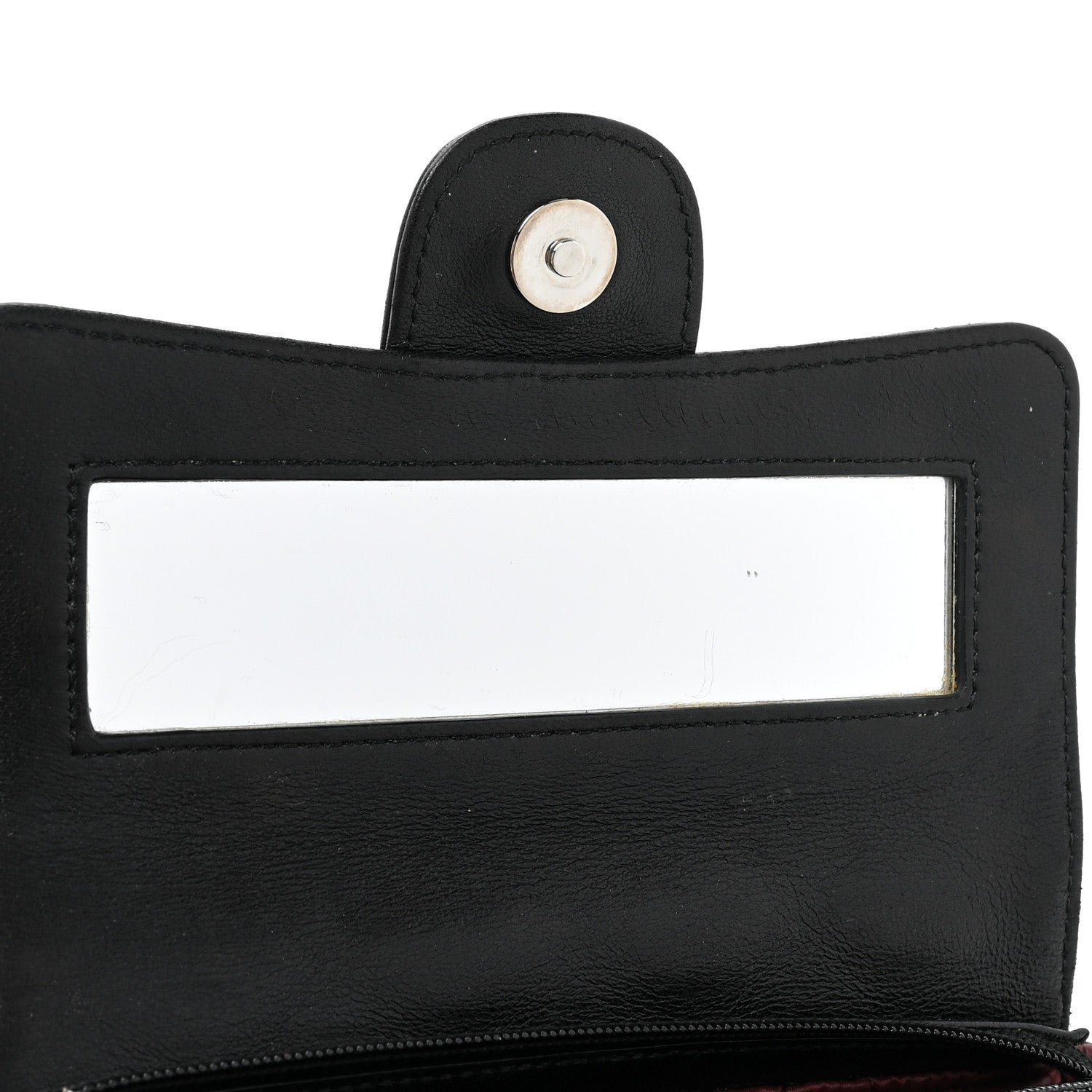 Chanel Lambskin Quilted Flap Cosmetic Case Black 15 of 17