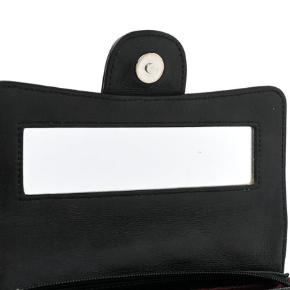Chanel Lambskin Quilted Flap Cosmetic Case Black 15 of 17