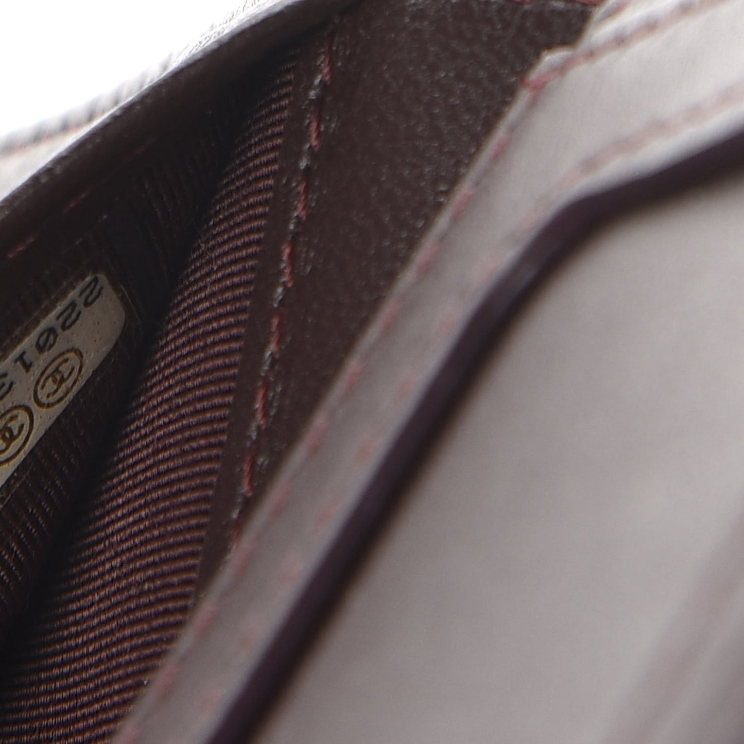 Lambskin Quilted Card Holder Wallet Black