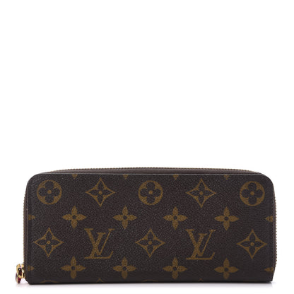 Louis Vuitton Monogram Clemence Wallet Fuchsia 1 of 9
