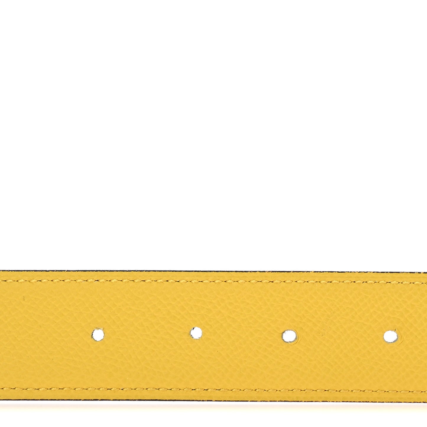 Epsom 32mm Belt Strap 75 30 Etain Jaune De Naples