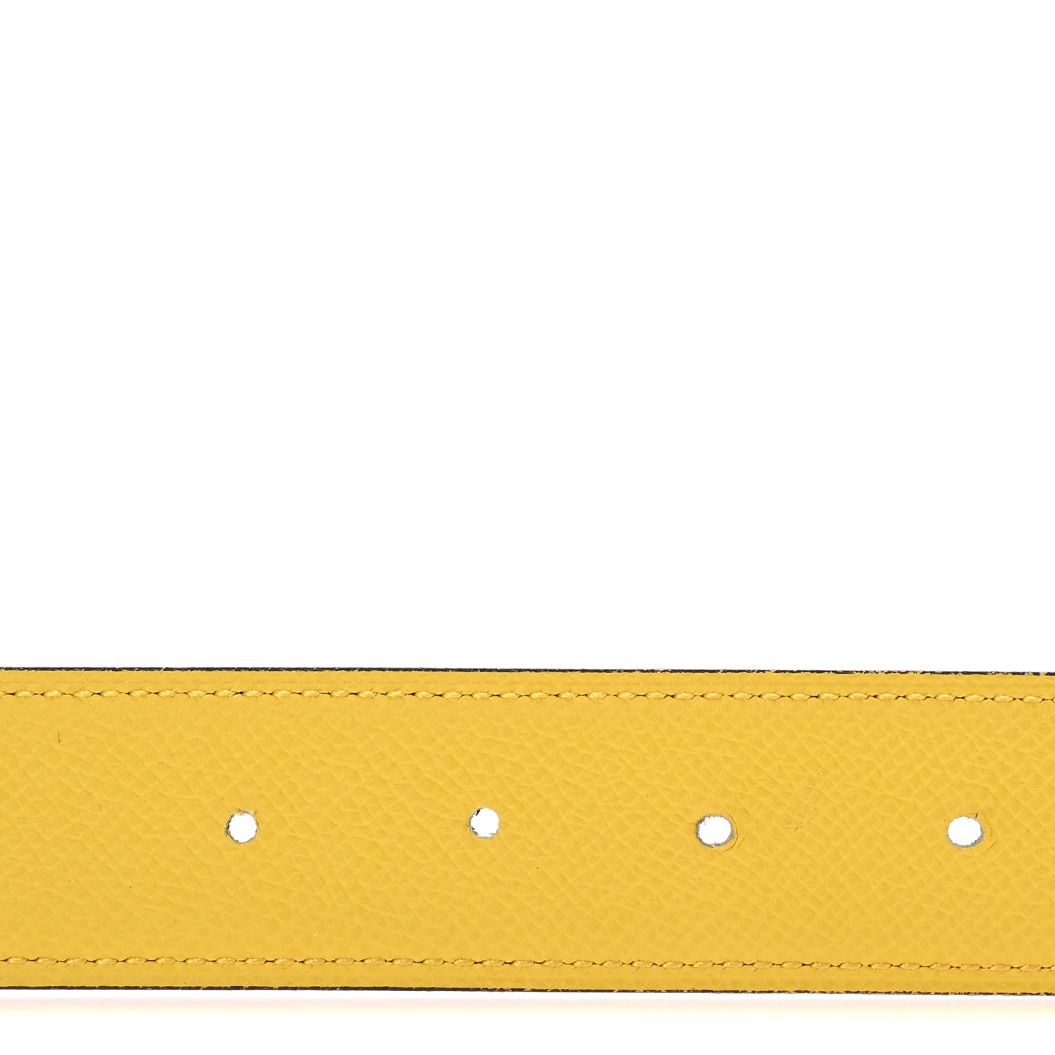 Hermes Epsom 32mm Belt Strap 75 30 Etain Jaune De Naples 4 of 6