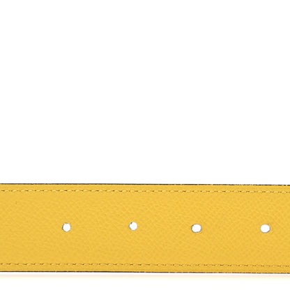 Hermes Epsom 32mm Belt Strap 75 30 Etain Jaune De Naples 4 of 6