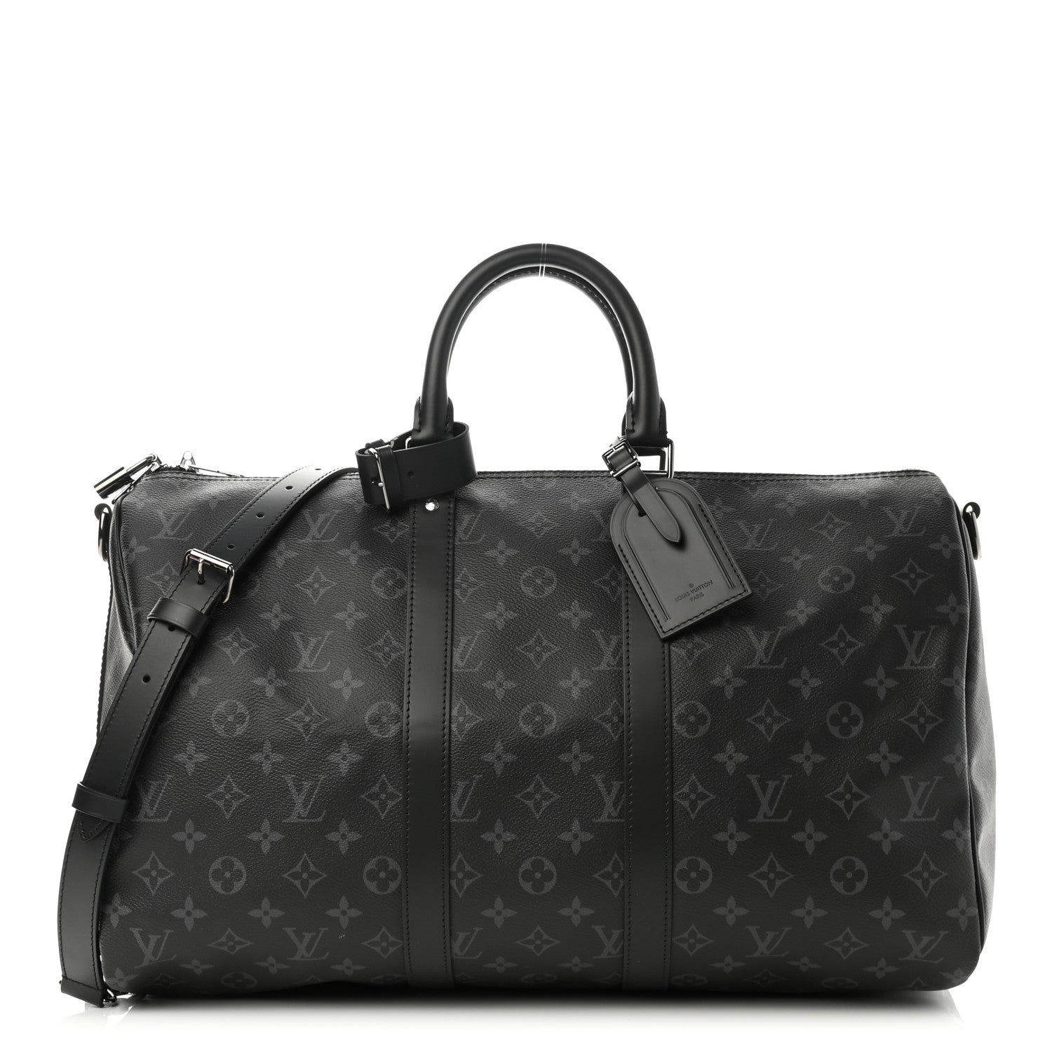 Louis Vuitton Monogram Eclipse Keepall Bandouliere 45 1 of 9