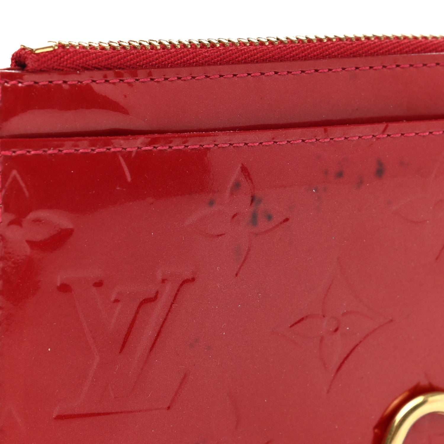 Louis Vuitton Vernis Key Pouch Rose Indien 9 of 10