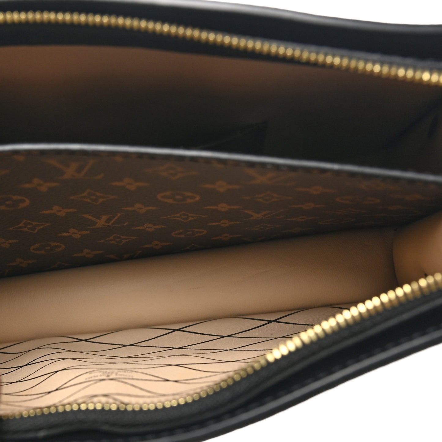 Reverse Monogram Trunk Clutch