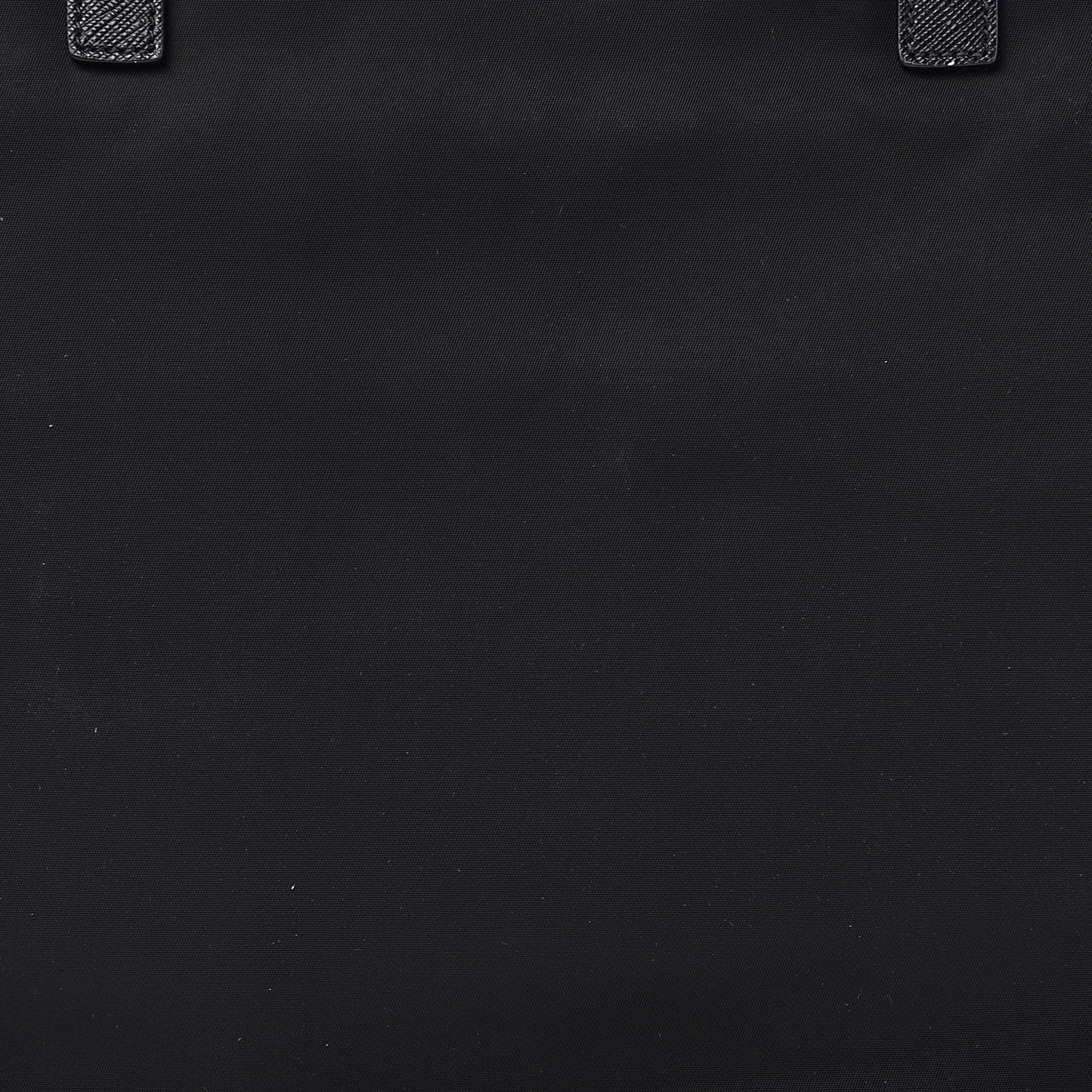 Tessuto Nylon Saffiano Tote Black