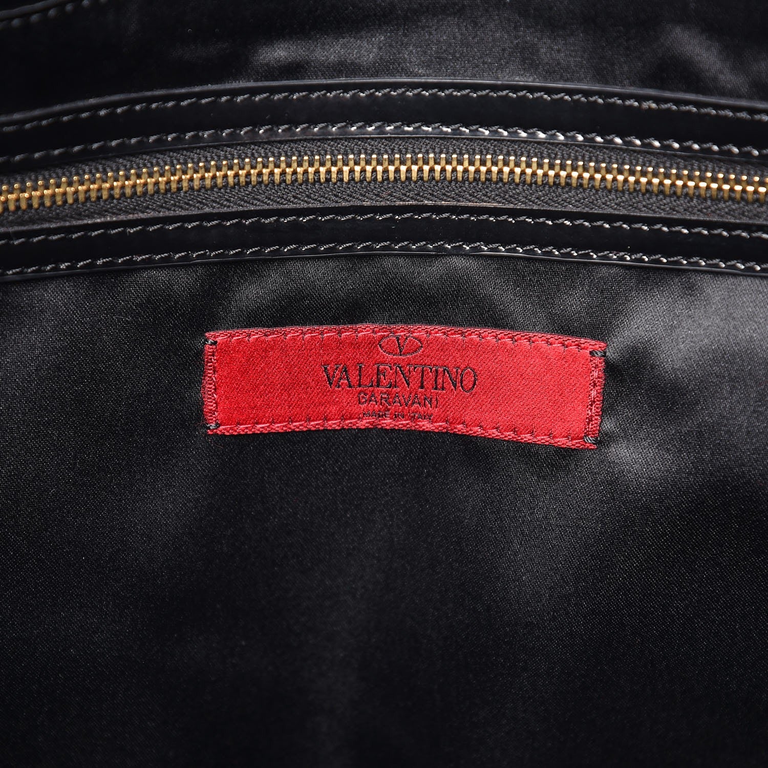 Valentino Garavani Patent Lacca Bow Tote Black 6 of 16