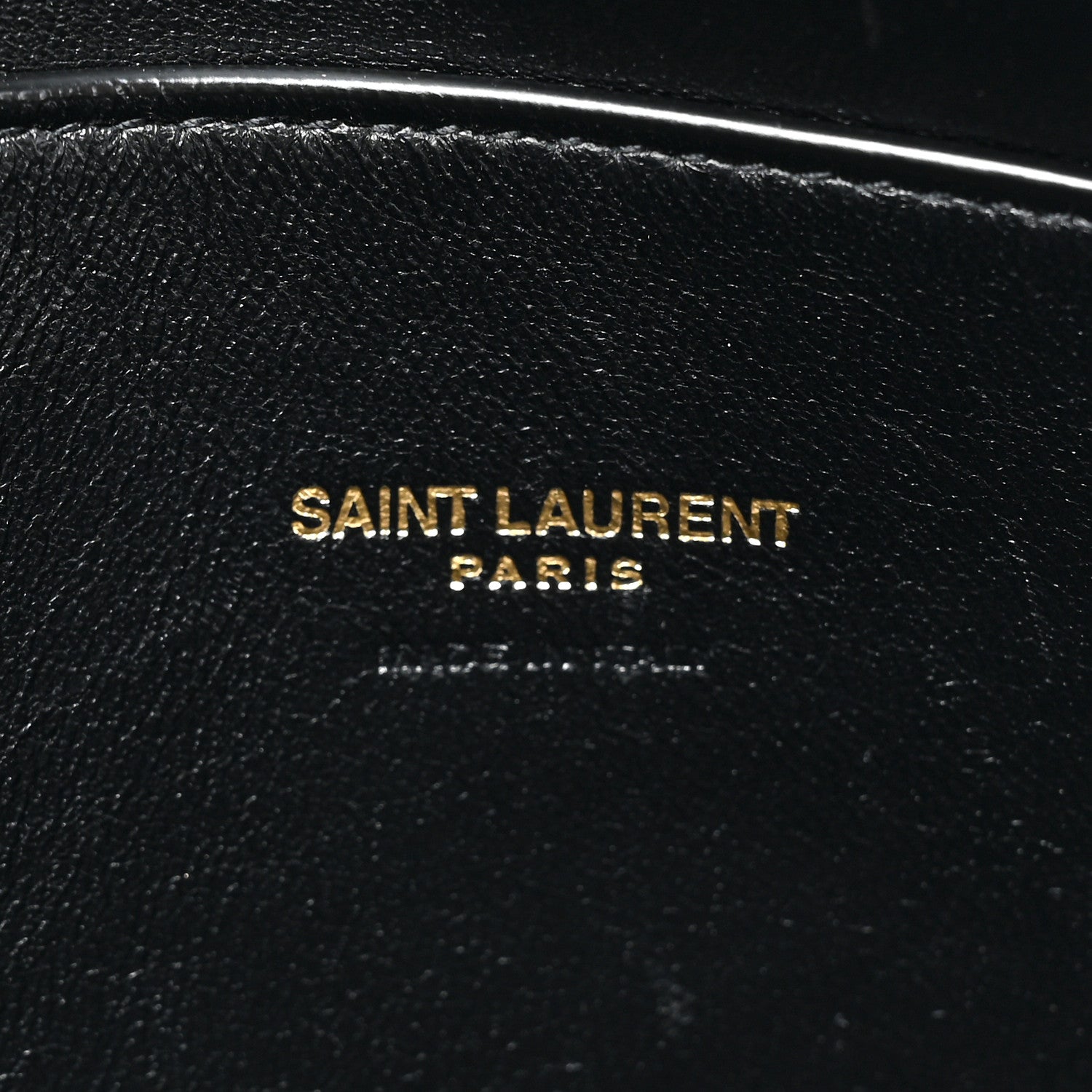 Saint Laurent Smooth Calfskin Suede Medium Reversible Monogram Kate Satchel Black 6 of 11
