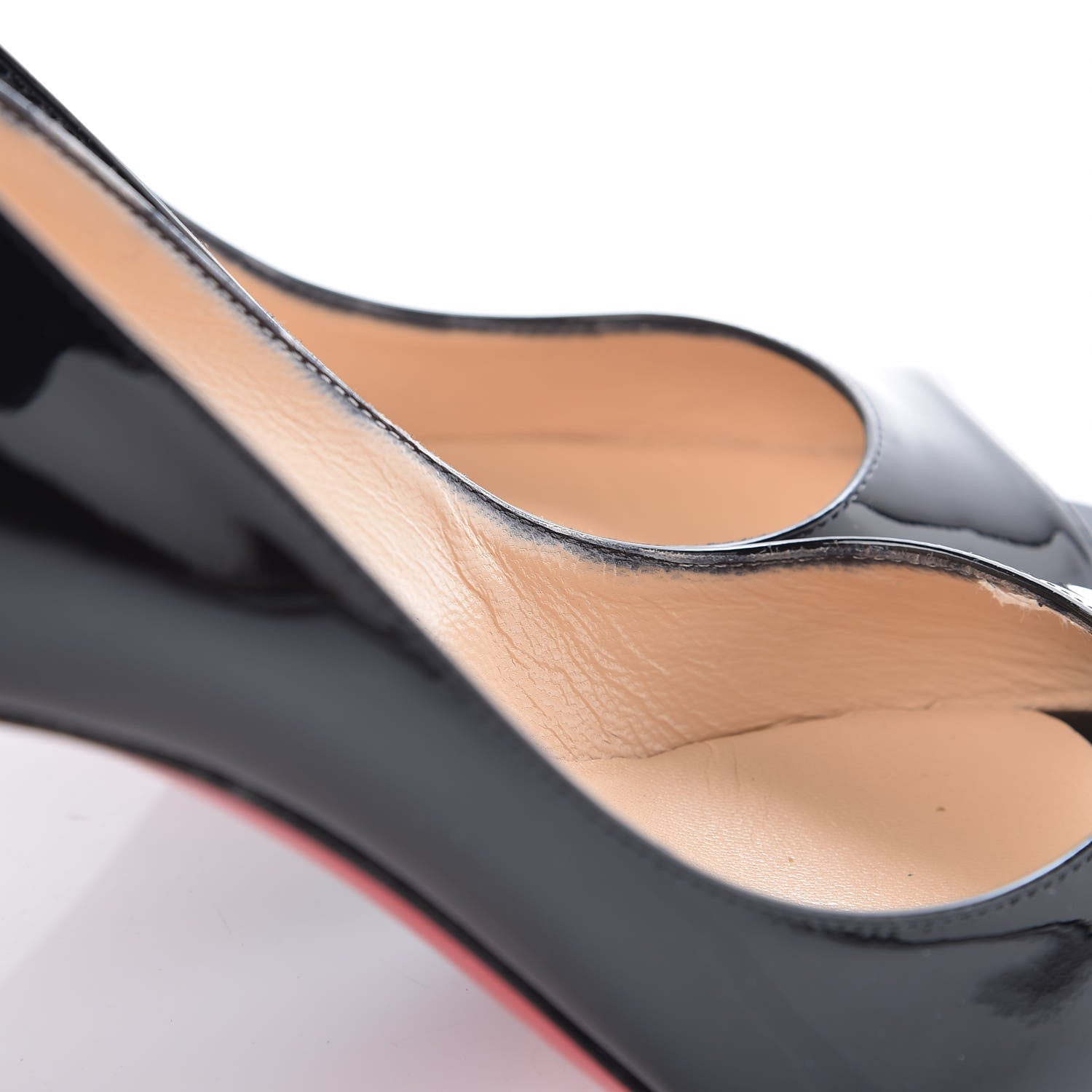 Christian Louboutin Patent You You 85 Pumps 37.5 Black 9 of 9