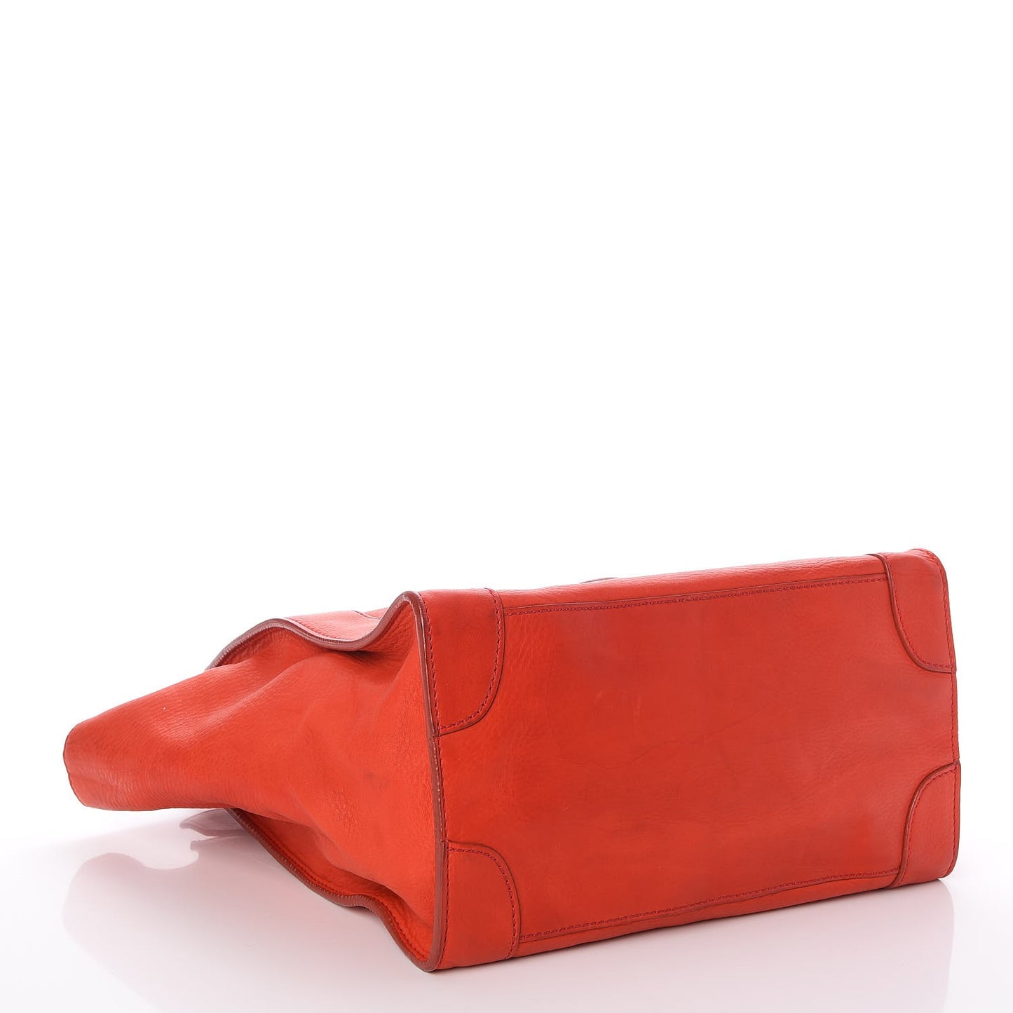 Pebbled Calfskin Mini Luggage Red