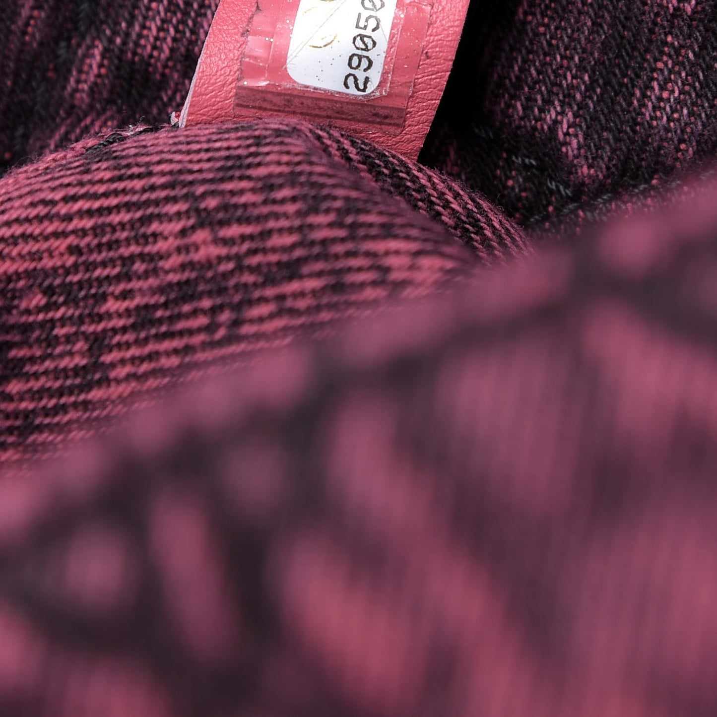 Denim Quilted Denimpression Flap Red Black