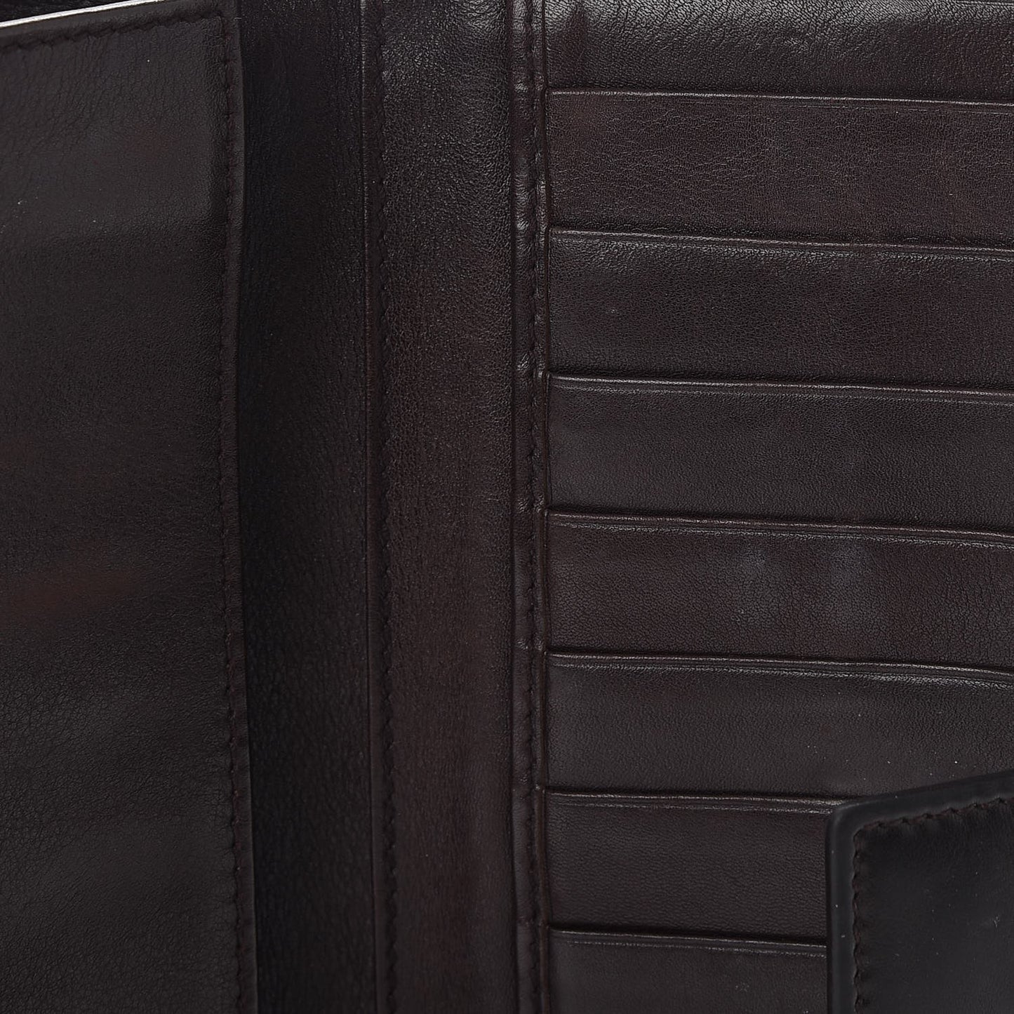 Guccissima Horsebit Continental Wallet Brown