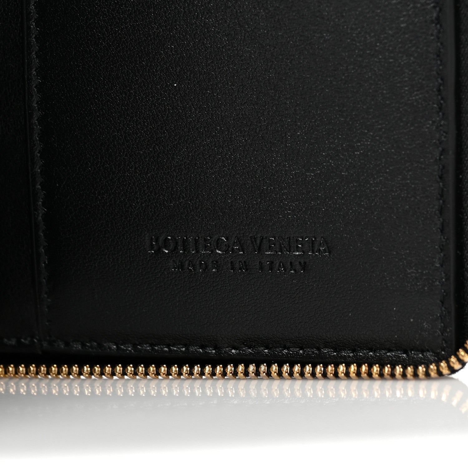 Bottega Veneta Nappa Maxi Intrecciato Zip Around Wallet Black 6 of 6