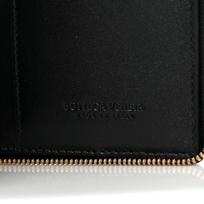 Bottega Veneta Nappa Maxi Intrecciato Zip Around Wallet Black 6 of 6