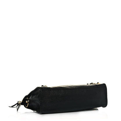 Balenciaga Chevre Gold Metallic Edge Hardware S City Black 5 of 14