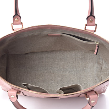 Gucci Soft Microguccissima Medium Zippered Satchel Soft Pink 5 of 10
