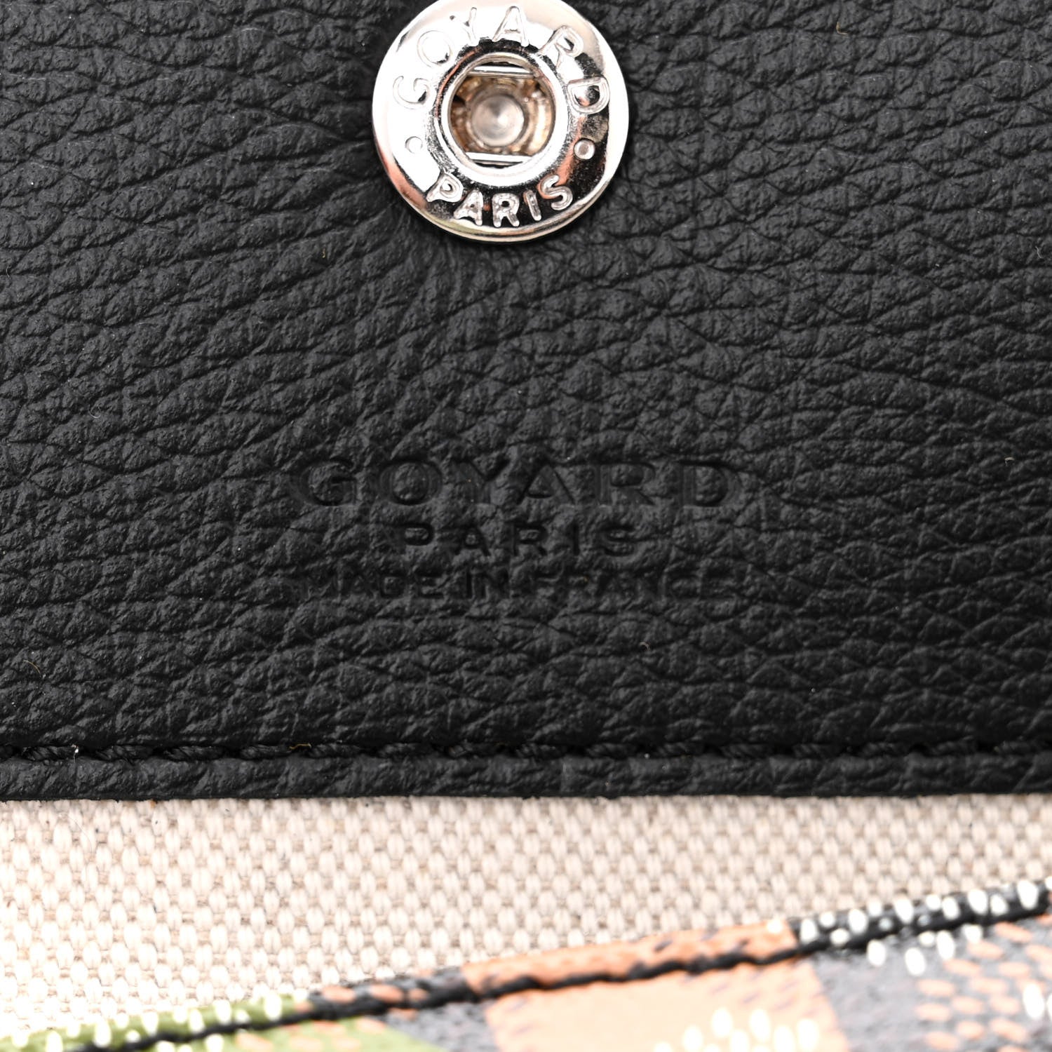 Goyard Goyardine Saint Louis Lettres Camouflage PM Black Green 7 of 11