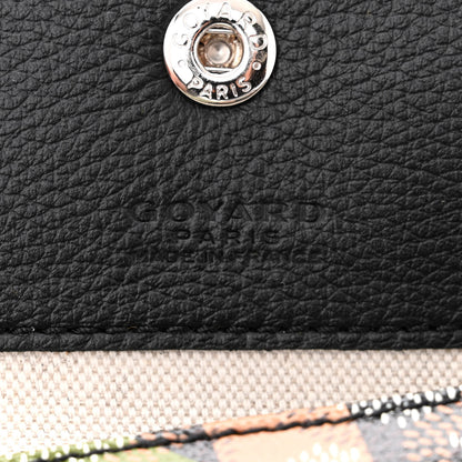 Goyard Goyardine Saint Louis Lettres Camouflage PM Black Green 7 of 11
