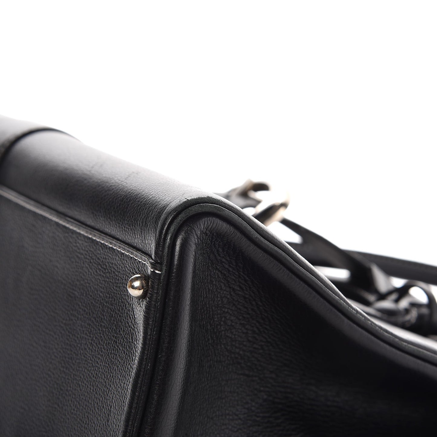 Calfskin Brillant Cabas Black