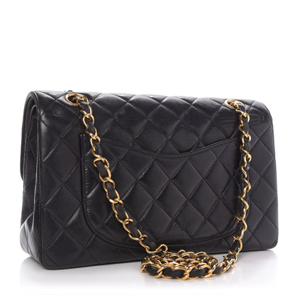 Chanel Lambskin Quilted Small Double Flap Black 3 of 10