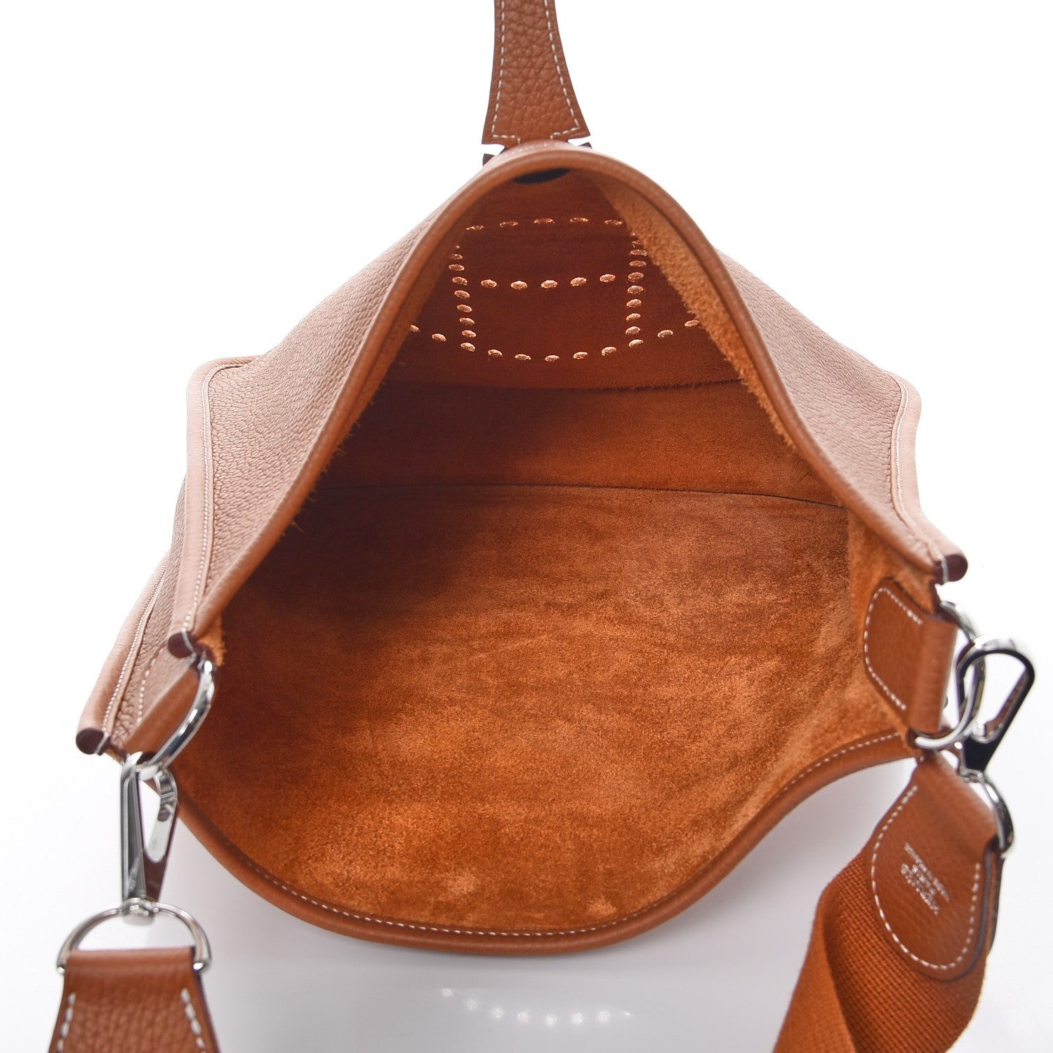 Hermes Taurillon Clemence Evelyne III PM Gold 5 of 8