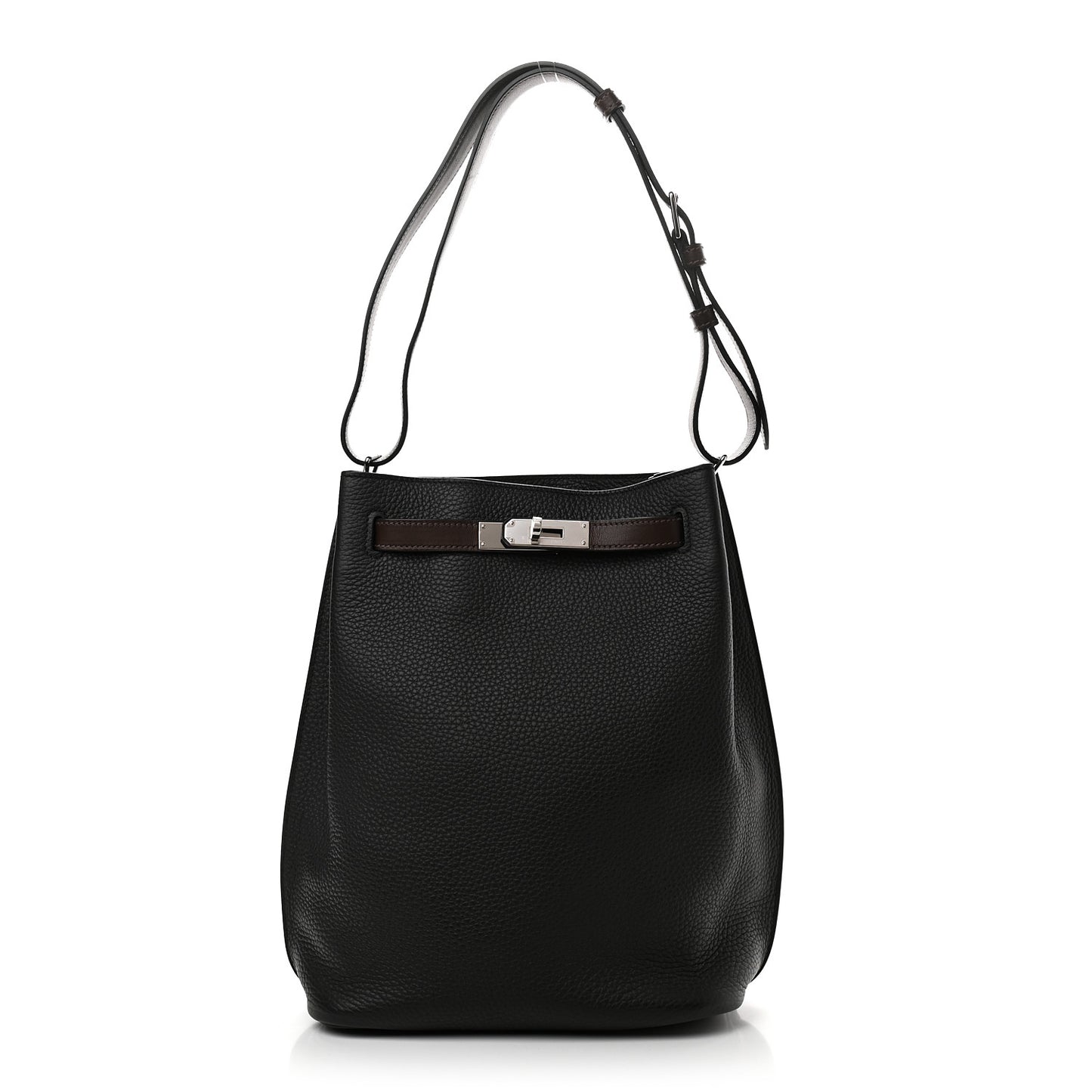 Togo Swift So Kelly 22 Black Chocolate