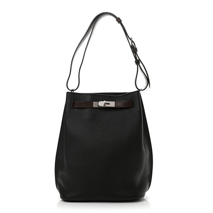 Hermes Togo Swift So Kelly 22 Black Chocolate 1 of 8