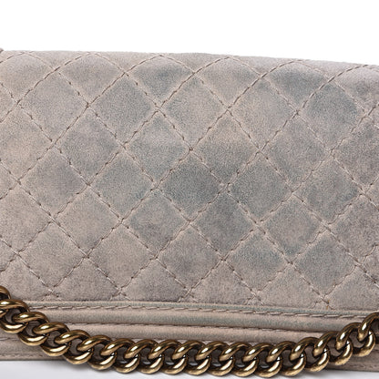 Chanel Iridescent Calfskin Quilted Medium Boy Flap Beige 11 of 13