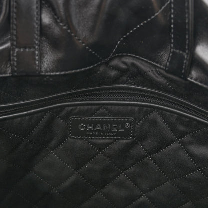 Chanel Shiny Calfskin Quilted Chanel 22 Backpack So Black 6 of 10