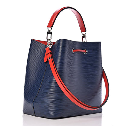 Louis Vuitton Epi Neonoe Indigo Coquelicot 3 of 9