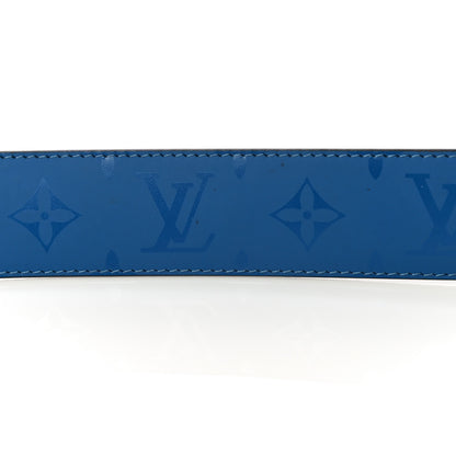 Louis Vuitton Calfskin Monogram 40mm LV Initiales Reversible Belt 95 38 Blue 10 of 11